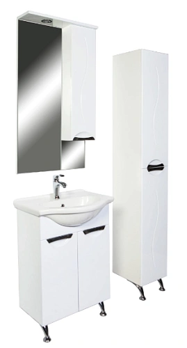 Зеркальный шкаф Orange Глория 60 с подсветкой белый Gl-60ZS Зеркальный шкаф Orange Глория 60 с подсветкой белый Gl-60ZS