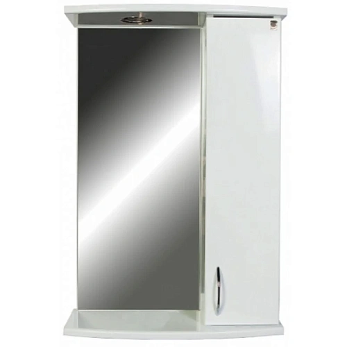 Зеркальный шкаф Orange Диана 50 с подсветкой белый Di-50ZS Зеркальный шкаф Orange Диана 50 с подсветкой белый Di-50ZS