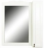Зеркальный шкаф Orange Классик F7-85ZS3 с подсветкой, молочный белый