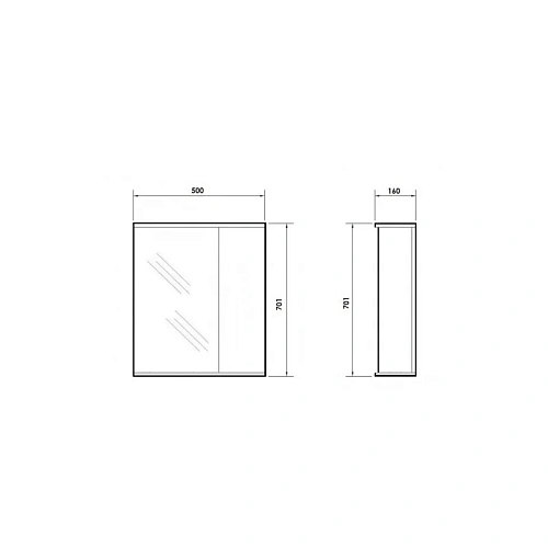 Зеркальный шкаф Orange Роса Ro-50ZSL Салатовый Зеркальный шкаф Orange Роса Ro-50ZSL Салатовый