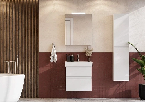 Зеркальный шкаф Roca Oleta 60 правый, белый матовый, A857646501 Зеркальный шкаф Roca Oleta 60 правый, белый матовый, A857646501