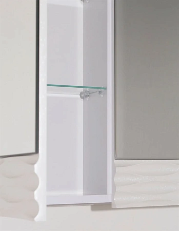 Зеркальный шкаф Style Line Ассоль 60, Люкс техно платина ЛС-00000326 Зеркальный шкаф Style Line Ассоль 60, Люкс техно платина ЛС-00000326