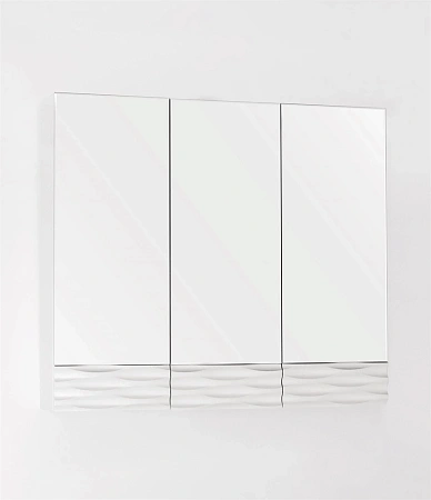 Зеркальный шкаф Style Line Ассоль 80, Люкс техно платина ЛС-00000328 Зеркальный шкаф Style Line Ассоль 80, Люкс техно платина ЛС-00000328