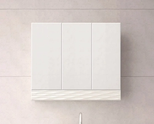 Зеркальный шкаф Style Line Ассоль 80, Люкс техно платина ЛС-00000328 Зеркальный шкаф Style Line Ассоль 80, Люкс техно платина ЛС-00000328