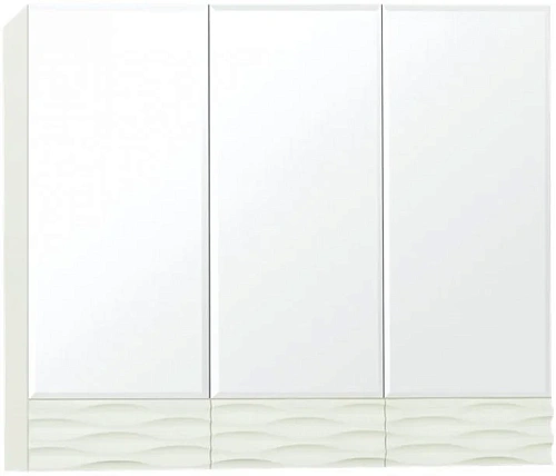 Зеркальный шкаф Style Line Ассоль 80, Люкс техно платина ЛС-00000328 Зеркальный шкаф Style Line Ассоль 80, Люкс техно платина ЛС-00000328