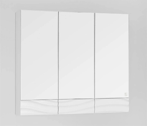 Зеркальный шкаф Style Line Вероника 80, Люкс белый ЛС-00000057 Зеркальный шкаф Style Line Вероника 80, Люкс белый ЛС-00000057