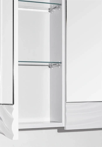 Зеркальный шкаф Style Line Вероника 80, Люкс белый ЛС-00000057 Зеркальный шкаф Style Line Вероника 80, Люкс белый ЛС-00000057