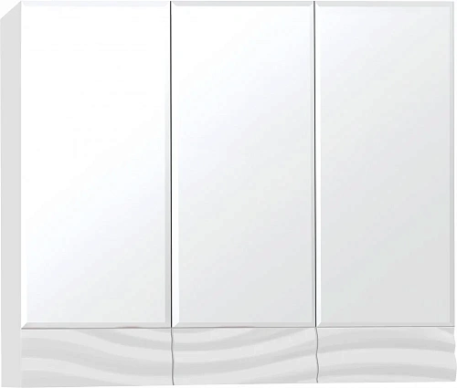 Зеркальный шкаф Style Line Вероника 80, Люкс белый ЛС-00000057 Зеркальный шкаф Style Line Вероника 80, Люкс белый ЛС-00000057