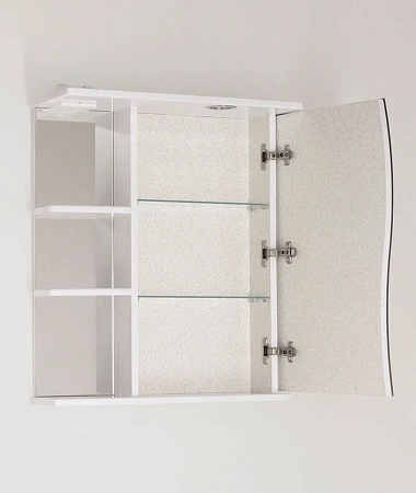 Зеркальный шкаф Style Line Волна 60/С ЛС-00000121 Зеркальный шкаф Style Line Волна 60/С ЛС-00000121