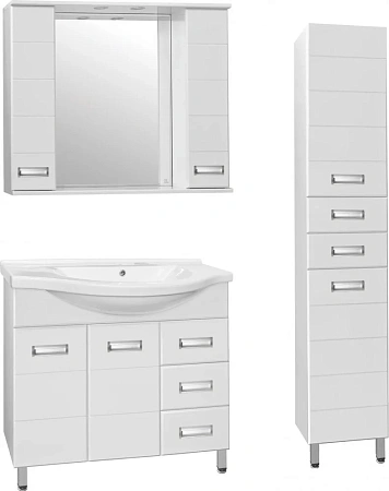 Зеркальный шкаф Style Line Ирис 100/С ЛС-00000175 Зеркальный шкаф Style Line Ирис 100/С ЛС-00000175