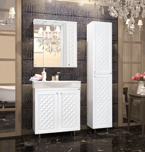 Зеркальный шкаф Style Line Канна 75/С, Люкс ЛС-00000295 Зеркальный шкаф Style Line Канна 75/С, Люкс ЛС-00000295