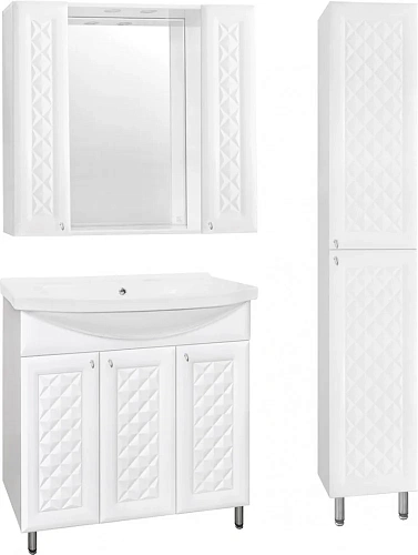 Зеркальный шкаф Style Line Канна 90/С ЛС-00000167 Зеркальный шкаф Style Line Канна 90/С ЛС-00000167