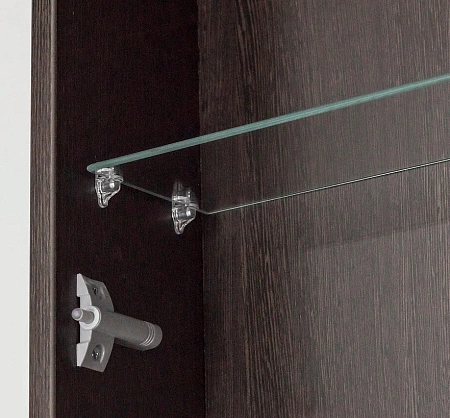 Зеркальный шкаф Style Line Кантри 60, Венге ЛС-00000030 Зеркальный шкаф Style Line Кантри 60, Венге ЛС-00000030