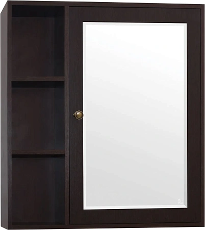 Зеркальный шкаф Style Line Кантри 75, Венге ЛС-00000032 Зеркальный шкаф Style Line Кантри 75, Венге ЛС-00000032