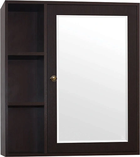 Зеркальный шкаф Style Line Кантри 75, Венге ЛС-00000032 Зеркальный шкаф Style Line Кантри 75, Венге ЛС-00000032