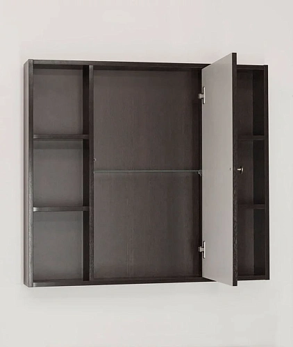 Зеркальный шкаф Style Line Кантри 90, Венге ЛС-00000462 Зеркальный шкаф Style Line Кантри 90, Венге ЛС-00000462