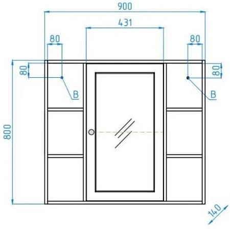 Зеркальный шкаф Style Line Кантри 90, Венге ЛС-00000462 Зеркальный шкаф Style Line Кантри 90, Венге ЛС-00000462