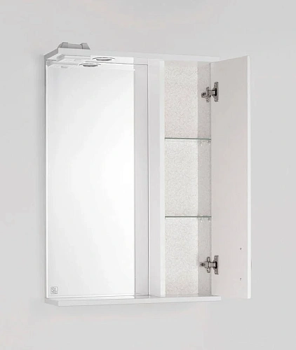 Зеркальный шкаф Style Line Панда 55/С, Фьюжн ЛС-00000077 Зеркальный шкаф Style Line Панда 55/С, Фьюжн ЛС-00000077