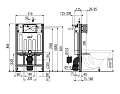 Инсталляция для унитаза AlcaPlast Sadroмodul AM101/850 85 см Инсталляция для унитаза AlcaPlast Sadroмodul AM101/850 85 см
