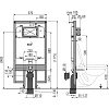 Инсталляция для унитаза AlcaPlast Sadroмodul Slim AM1101/1200 глубина 84 мм Инсталляция для унитаза AlcaPlast Sadroмodul Slim AM1101/1200 глубина 84 мм