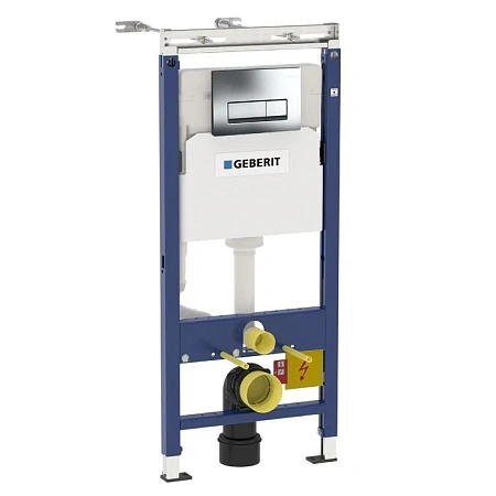 Инсталляция для унитаза Geberit Duofix Plattenbau Delta UP100 (клавиша Delta, хром) 458.125.21.1 Инсталляция для унитаза Geberit Duofix Plattenbau Delta UP100 (клавиша Delta, хром) 458.125.21.1