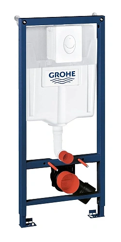 Инсталляция для унитаза GROHE Rapid SL (38722001) с панелью смыва Skate Air, альпин-белый Инсталляция для унитаза GROHE Rapid SL (38722001) с панелью смыва Skate Air, альпин-белый