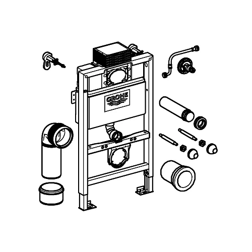 Инсталляция для унитаза GROHE Rapid SL (38948000) с монтажными уголками Инсталляция для унитаза GROHE Rapid SL (38948000) с монтажными уголками