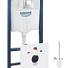 Инсталляция для унитаза GROHE Rapid SL (39502000) с клавишей смыва и шумоизоляцией Инсталляция для унитаза GROHE Rapid SL (39502000) с клавишей смыва и шумоизоляцией