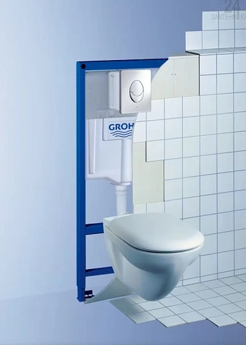 Инсталляция для унитаза GROHE Rapid SL(120195) с панелью смыва Skate Air 3 в 1 Инсталляция для унитаза GROHE Rapid SL(120195) с панелью смыва Skate Air 3 в 1