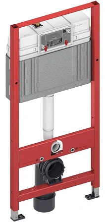 Инсталляция для унитаза TECE Now 9400412 4 в 1 с кнопкой смыва, хром глянцевый Инсталляция для унитаза TECE Now 9400412 4 в 1 с кнопкой смыва, хром глянцевый