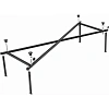 Каркас для ванны Aquanet Dali 140x70 00239547 Каркас для ванны Aquanet Dali 140x70 00239547