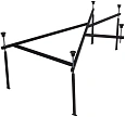 Каркас для ванны Aquanet Jersey 170x100 00179346 Каркас для ванны Aquanet Jersey 170x100 00179346