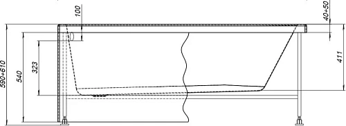 Каркас для ванны Aquanet Light 150x70 00242147 Каркас для ванны Aquanet Light 150x70 00242147
