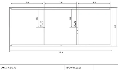 Каркас для ванны Cersanit SANTANA 170 (RW-SANTANA*170) K-RW-SANTANA*170n Каркас для ванны Cersanit SANTANA 170 (RW-SANTANA*170) K-RW-SANTANA*170n