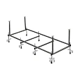 Каркас для ванны Santek Фиджи 170х75 1WH501601 1.WH50.1.601 Каркас для ванны Santek Фиджи 170х75 1WH501601 1.WH50.1.601