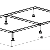 Каркас для поддона Allen Brau 140х90 8.00006 Каркас для поддона Allen Brau 140х90 8.00006