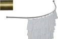 Карниз для ванны Aquanet Jersey полукруглый 170x90 латунь 00241527 Карниз для ванны Aquanet Jersey полукруглый 170x90 латунь 00241527