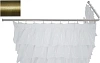 Карниз для ванны Aquanet угловой Г-образный 130x70 латунь 00241634
