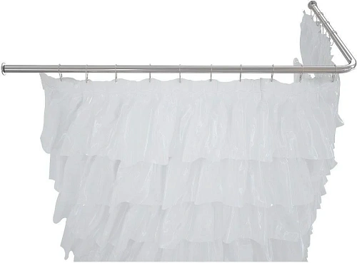 Карниз для ванны Aquanet угловой Г-образный 150х70 00265013 Карниз для ванны Aquanet угловой Г-образный 150х70 00265013