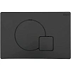 Клавиша смыва Black&amp;White WPI-09522 серия Q, цвет: Matt Black (244х162х11)