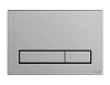 Клавиша смыва Cersanit BLICK (A64078) пластик хром матовый 64078 Клавиша смыва Cersanit BLICK (A64078) пластик хром матовый 64078