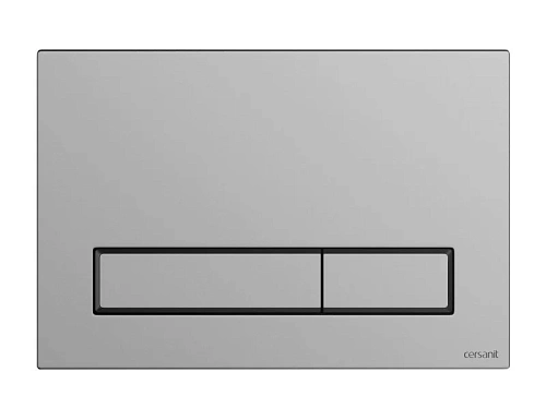 Клавиша смыва Cersanit BLICK (A64078) пластик хром матовый 64078 Клавиша смыва Cersanit BLICK (A64078) пластик хром матовый 64078