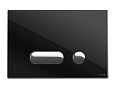 Клавиша смыва Cersanit INTERA, стекло, черная глянцевая (BU-INT/Blg/Gl) Клавиша смыва Cersanit INTERA, стекло, черная глянцевая (BU-INT/Blg/Gl)
