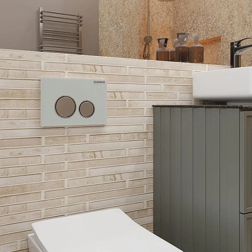 Клавиша смыва CHARUS BAGLIORE FP.330.WHITE.10 белое стекло Клавиша смыва CHARUS BAGLIORE FP.330.WHITE.10 белое стекло