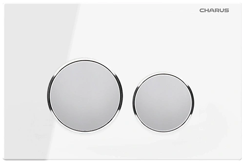 Клавиша смыва CHARUS BAGLIORE FP.330.WHITE.10 белое стекло Клавиша смыва CHARUS BAGLIORE FP.330.WHITE.10 белое стекло
