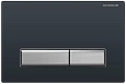 Клавиша смыва CHARUS RAIDEN FP.321.BBN.01 черный с хромированными кнопками Клавиша смыва CHARUS RAIDEN FP.321.BBN.01 черный с хромированными кнопками