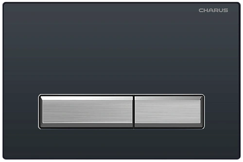 Клавиша смыва CHARUS RAIDEN FP.321.BBN.01 черный с хромированными кнопками Клавиша смыва CHARUS RAIDEN FP.321.BBN.01 черный с хромированными кнопками