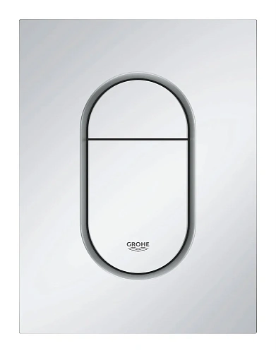 Клавиша смыва GROHE Arena Cosmopolitan для унитаза, размер S, матовый хром (37624P00) Клавиша смыва GROHE Arena Cosmopolitan для унитаза, размер S, матовый хром (37624P00)