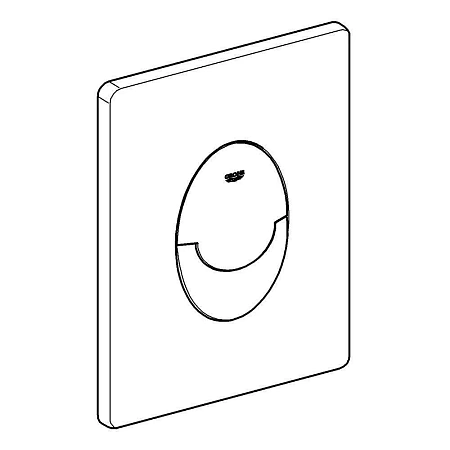 Клавиша смыва GROHE Skate Air (38505SH0) вертикальная, альпин-белый Клавиша смыва GROHE Skate Air (38505SH0) вертикальная, альпин-белый