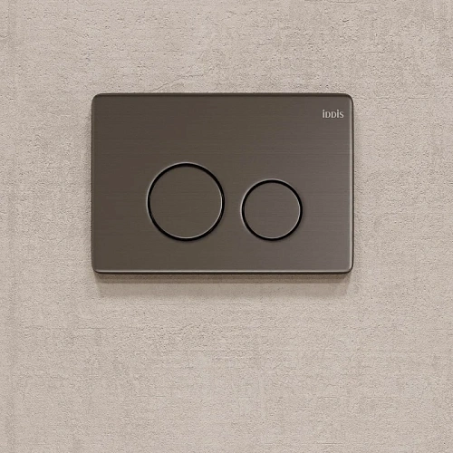 Клавиша смыва IDDIS Unisteel (UNSR2GMi77) механическая, матовый графит Клавиша смыва IDDIS Unisteel (UNSR2GMi77) механическая, матовый графит